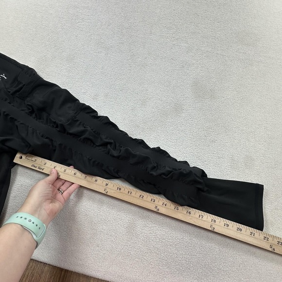 SKINNIFY Leggings Womens Medium Black High Waisted Resistance Band Stretch Pants - Picture 11 of 13